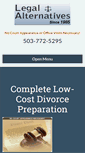 Mobile Screenshot of paralegalalternatives.com